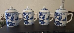 Vintage Chinese porcelain mugs